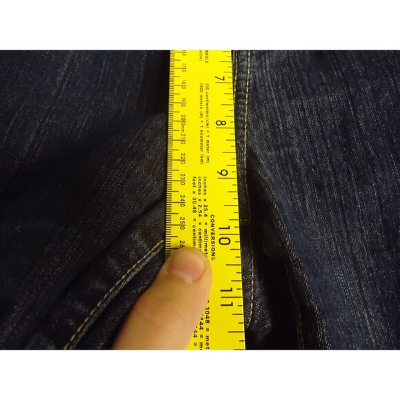 Calvin Klein Dark Wash Mid Rise Skinny Jeans Size 30" x 31.5" - Picture 5 of 7